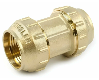 Муфта для труб ПНД латунная 32х32 ZSr.151.033232 ZEISSLER