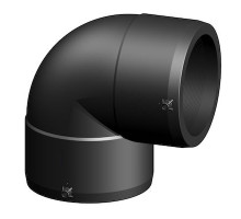 Отвод 90° электросварной ES d. 225 SDR11 (Газсерт)													