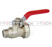 Кран шаровый разъемный I-TECH PPR НР 25x3/4"	