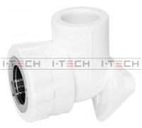 Угольник c креплением I-TECH PPR BР 20x3/4"	