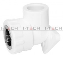 Угольник c креплением I-TECH PPR BР 20x3/4"	