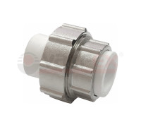 Муфта разъемная 25х25 (Valfex) БЕЛАЯ 90°С