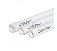 Труба армированная ALUMINIUM, ф20х3,4 SDR 6 PN25 (Valfex), 4м БЕЛАЯ (упаковка серая)