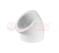 Угол 45гр. x110 (Valfex) БЕЛЫЙ