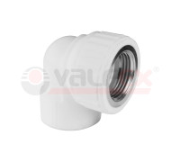 Угольник переходной с внутренней резьбой 25х3/4" (Valfex) БЕЛЫЙ