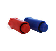 Набор цветных удлиненных заглушек 1/2'' (компл. 2 шт.) (синий/красный) VALFEX 