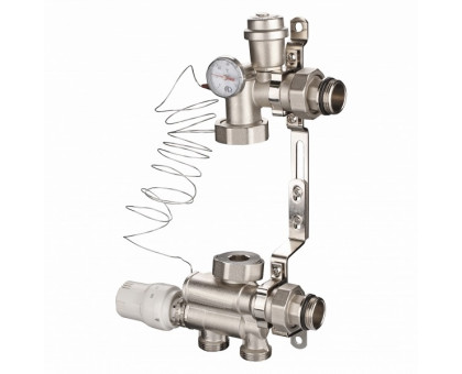 Насосно-смесительный узел для систем отопления,без насоса, латун.TAEN 130 / 180 мм 