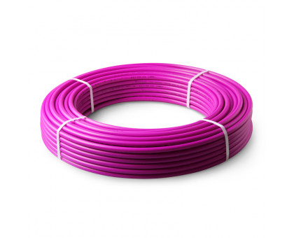 Труба PE-Xa/EVOH универсальная 3-хслойная с кисл.барьером 20х2,8 (бухта 100м) цвет фиолетовый	