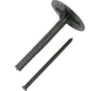 Дюбель "Гриб" для крепления утеплителя, 100 мм.,45 шт./уп., Россия// Сибртех 46033										