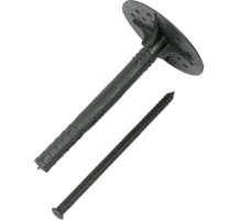 Дюбель "Гриб" для крепления утеплителя, 100 мм.,45 шт./уп., Россия// Сибртех 46033										