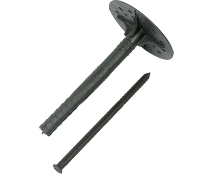 Дюбель "Гриб" для крепления утеплителя, 100 мм.,45 шт./уп., Россия// Сибртех 46033										