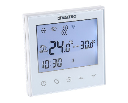 Хронотермостат VALTEC, электронный комнатный ДВУХКОНТУРНЫЙ с Wi-Fi VT.AC713.0.0 Хронотермостат VALTEC, электронный комнатный ДВУХКОНТУРНЫЙ с Wi-Fi VT.AC713.0.0