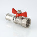 Кран шаровой VALTEC под пресс, рукоятка бабочка 16х1/2 вн. VT.242.N.1604