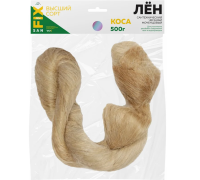 Лён сантехнический чесаный моченцовый, коса 500 гр., SANFIX