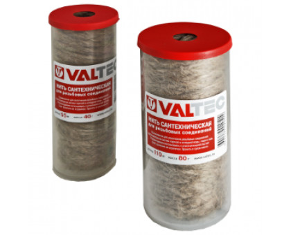Нить сантехническая льняная VALTEC, для резьбовых соединений (55м) VT.FLAX.0.055
