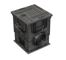 Колодец коммуникационный Master 350х350х420 (с крышкой) АКВАСТОК								