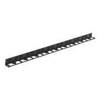 Пластиковый бордюр FlexCurb 60 черный АКВАСТОК								