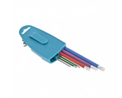 Набор ключей имбусовых TORX-TT, 9 шт: T10-T50, магнит,S2, экстра-длин, хром/краска 9 шт./Gross 16402