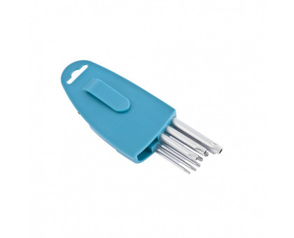 Набор ключей имбусовых TORX-TT, 9 шт: T10-T50, удлиненные, S2, сатинированные// Gross 16407
