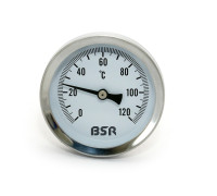 Термометр биметал. накладной BSR Ø 63, 120°C							