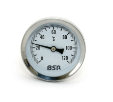 Термометр биметал. накладной BSR Ø 63, 120°C							