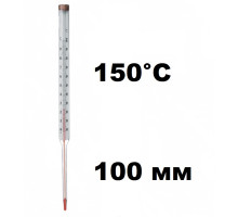 Термометр жидкост. 150 С (ножка 100).