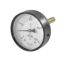 Термометр биметалл ТБП-Т 200С Дк100 L=100 G1/2" осевой ЗТП Минск