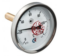 Термометр БТ-31 Dy 63 с задн. подкл., 1/2" 0-120*  (L=46мм, кл. точн. 2,5) БТ-31