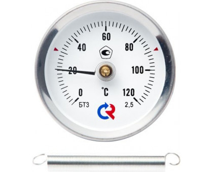 Термометр БT-30 Dy 63 накладной, 0-120* (кл. точн. 2,5) БТ-30