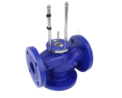 Клапан рег 3-ход чуг TRV-3 Ду65 Ру16 фл Kv63 п/эл Теплосила TRV-3-65-63