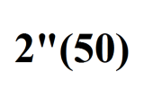 (50)   2"