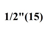 (15)  1/2"