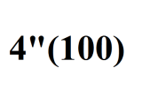 100 (4")