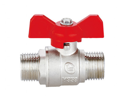 Кран шаровый Нр-Нр 1/2" бабочка (LL1036 1/2") Кран шаровый Нр-Нр 1/2" бабочка (LL1036 1/2")