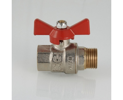 Кран шар. бабочка вн.-нар. 1/2 VALTEC VT.218.N.04 Кран шар. бабочка вн.-нар. 1/2 VALTEC VT.218.N.04