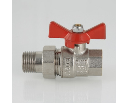 Кран шар. бабочка-американка вн.-нар. 3/4 VALTEC VT.227.N.05 Кран шар. бабочка-американка вн.-нар. 3/4 VALTEC VT.227.N.05