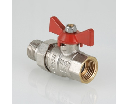 Кран шар. бабочка-американка вн.-нар. 3/4 VALTEC VT.227.N.05 Кран шар. бабочка-американка вн.-нар. 3/4 VALTEC VT.227.N.05