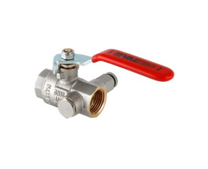 Кран шаровый VALTEC BASE с дренажом и воздухоотводчиком 1" вн.-вн. VT.245.N.06 Кран шаровый VALTEC BASE с дренажом и воздухоотводчиком 1" вн.-вн. VT.245.N.06