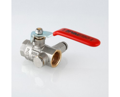 Кран шаровый VALTEC BASE с дренажом и воздухоотводчиком 1" вн.-вн. VT.245.N.06 Кран шаровый VALTEC BASE с дренажом и воздухоотводчиком 1" вн.-вн. VT.245.N.06