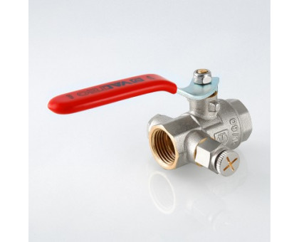 Кран шаровый VALTEC BASE с дренажом и воздухоотводчиком 1" вн.-вн. VT.245.N.06 Кран шаровый VALTEC BASE с дренажом и воздухоотводчиком 1" вн.-вн. VT.245.N.06