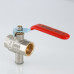 Кран шаровой для подключения датчика температуры, 3/4" VALTEC VT.247.N.05