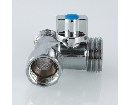 Кран шаровой VALTEC для подкл. с/т приборов 1/2"х3/4"х1/2" Т-образный VT.256.N.04 Кран шаровой VALTEC для подкл. с/т приборов 1/2"х3/4"х1/2" Т-образный VT.256.N.04