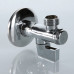 Кран шаровой угловой с фильтром для подкл. с/т приборов 1/2"х1/2" VALTEC VT.282.N.0404