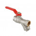 Кран шаровой VALTEC со встроенным фильтром, стальная рукоятка3/4" вн.-вн. VT.292.N.05