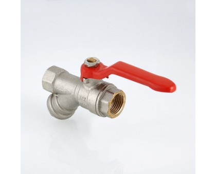 Кран шаровой VALTEC со встроенным фильтром, стальная рукоятка3/4" вн.-вн. VT.292.N.05 Кран шаровой VALTEC со встроенным фильтром, стальная рукоятка3/4" вн.-вн. VT.292.N.05