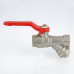 Кран шаровой VALTEC со встроенным фильтром, стальная рукоятка3/4" вн.-вн. VT.292.N.05