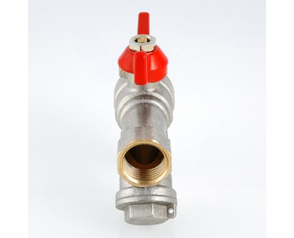 Кран шаровой VALTEC со встроенным фильтром, рукоятка бабочка 1/2" вн.-вн. VT.293.N.04 Кран шаровой VALTEC со встроенным фильтром, рукоятка бабочка 1/2" вн.-вн. VT.293.N.04