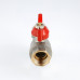 Кран шаровой VALTEC со встроенным фильтром, рукоятка бабочка 1/2" вн.-вн. VT.293.N.04