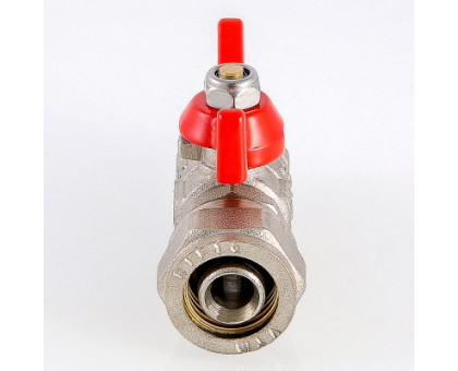 Кран шаровый VALTEC под обжим, рукоятка бабочка 16х1/2 нар. VT.341.N.1604 Кран шаровый VALTEC под обжим, рукоятка бабочка 16х1/2 нар. VT.341.N.1604