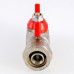Кран шаровый VALTEC под обжим, рукоятка бабочка 16х1/2 нар. VT.341.N.1604